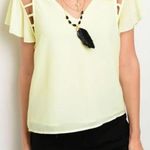 Jealous Tomato flutter sleeves blouse Photo 0