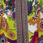 ECI  New York Modern Short Sleeve knee length floral Dress Size 2 Photo 3