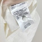 Reformation  Alida Organic Cotton Button-Up Midi Dress in White Size US 4 Photo 11