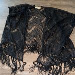 Sweet Journey NWOT black lace open top Photo 0
