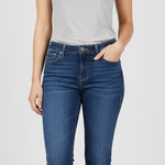 Liz Claiborne  Mid Rise Girlfriend Straight Leg Blue Jeans Womens 14 Denim Casual Photo 0