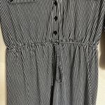 Siren Lily Maternity Striped Dress Black and White Stripe Size Small Photo 3