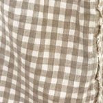 Lafayette 148  linen Button Down Shirt Gingham Plaid Size M Photo 7