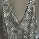 ZARA 🆕  Silver Metallic Maxi Dress Photo 5