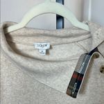 J.Crew  Cream Cowl Neck Sweater‎ with Relaxed Fit Photo 1