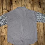 Gray cheetah print jacket Size L Photo 4