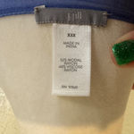 J Jill Paisley X3X Kimono Cover Up Poncho Blue White Viscose Modal Blend Photo 5