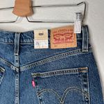 Levi's  501 Womens High Waisted Dark Wash Cut Off Denim Shorts Size 30 Photo 3