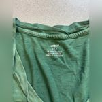 Aerie Green Women's Casual Top 100% cotton distressed short sleeve small Photo 7