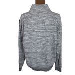 PINK - Victoria's Secret Pink Victoria’s Secret spell out logo quarter zip sweatshirt grey and black sz M Photo 2