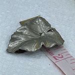 1930’s Art Nouveau leaf dress clip Silver Photo 6