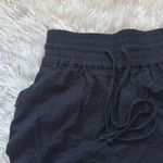 Open Edit Nordstrom  Tie Waist Pull-On Shorts Black Photo 5