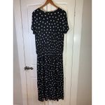 J Jill Wearever Collection Maxi Dress Large Coastal Grandma Church‎ Comfort Black Photo 2