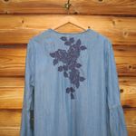 NWT Billy T Rose Embroidered Jacket Blue Size M Photo 9