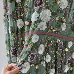 Mac Duggal Sequined Floral Long Sleeve High Neck Sage Green Dress 10 Photo 9