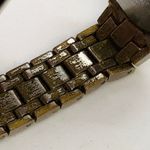 Anne Klein ladies Quartz analog date watch gold silver tone bracelet size 7” run Photo 7