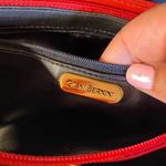 Giani Bernini  Red Leather Bag Vintage EUC Photo 9