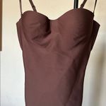 SKIMS  BODY CORE SCULPT UNDERWIRE MID THIGH BODYSUIT IN‎ COCOA size M NWOT Photo 7