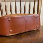 MCM Cognac Visetos Coated Canvas Shoulder Bag Leather Monogram Gold Vintage Photo 5