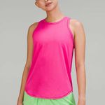 Lululemon  Sonic Pink High-Neck Running And Training Tank Top Size 2 Photo 5