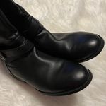A New Day Black Faux Leather Tall Riding Boots Target Size 10 Buckle detail Photo 9