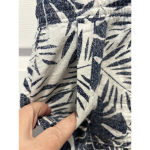 Nautica Linen Blend Blue Outdoors Casual Comfort Everyday Ladies Shorts Large Photo 1