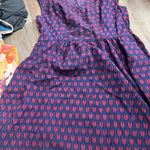 Mata Traders Women's Dark Navy & Burgundy Arrow print Sleeveless A Photo 8