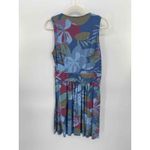 Fresh Produce  Midi Dress‎ Womens Medium Blue Floral Print Cotton Modal NEW Photo 6