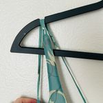 Giorgio Armani Vintage Green/Cream Floral Silk Bias Cut Slip Dress Size 8 Photo 9