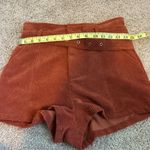 Altar'd State  Rust Corduroy Women Shorts Size Small Photo 6