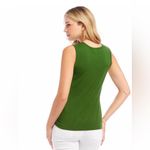 Karen Kane  Forest Green Knot sleeveless Tank Top. Size Medium. NWT. 20.5”length. Photo 1