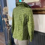 NWT IC Collection Connie K Green Wire Stand Collar Art To Wear Jacket Sz S 🧡🎀 Photo 8