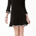 Michael Kors Flounce Dress In Black Size Small Photo 0