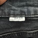 Daze Dark Gray High Rise Straight Leg Ankle Women's Jeans 99% cotton Black Size 28 Photo 6