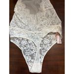 Victoria's Secret NWT Demure White Tulle and Lace High neck Teddy SZ L Photo 9