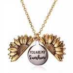 Zales The Original You Are My Sunshine Sunflower Locket Necklace Photo 0