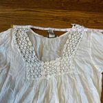 White babydoll dress/ boho dress Size M Photo 5