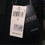 LAUREN RALPH LAUREN Women’s Dress Black Sequined Crepe Jumpsuit Size 2 Photo 12