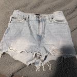 BDG Light Wash Distressed Shorts Photo 0