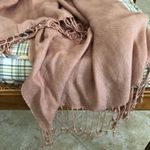 Wrap Shawl Scarf Tan Casual Travel with fringe 76x29 Photo 1