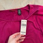 Buckle Bright Pink Three Quarter Sleeve Top Photo 2