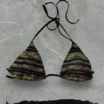 OP  Black Embroidered‎ Bikini Set Photo 1