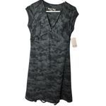 Soybu Sport Black Camouflage Short Sleeve Knot Front Athletic Dress Sz S NWT Photo 7