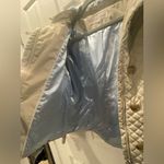 Calvin Klein  Cream Jacket with Light Blue Lining Photo 8