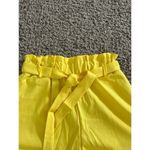 Source Unknown Women’s high waist Yellow Paper Bag shorts‎ size large Photo 1