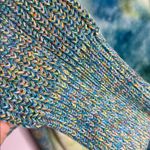 Anthropologie watercolor tie-dye knit sweater Photo 1