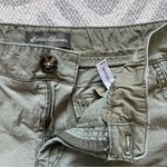 Eddie Bauer  Women’s Green Dyed Cargo Capri Pants Plus Size 14 Photo 6