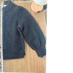 Madewell  Womens Sweater Size S‎ Black Knit Puff Sleeve Pullover Photo 5