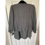 Kasper  gray suit size 4 skirt and blazer wool blend Photo 2