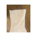 J.Crew  100% Merino Wool Ruffle Crewneck Long Sleeve Soft Pink Sweater Sze Small Photo 5